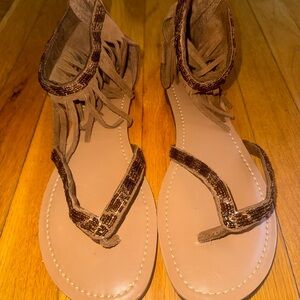 Minnetonka Fringe Sandal